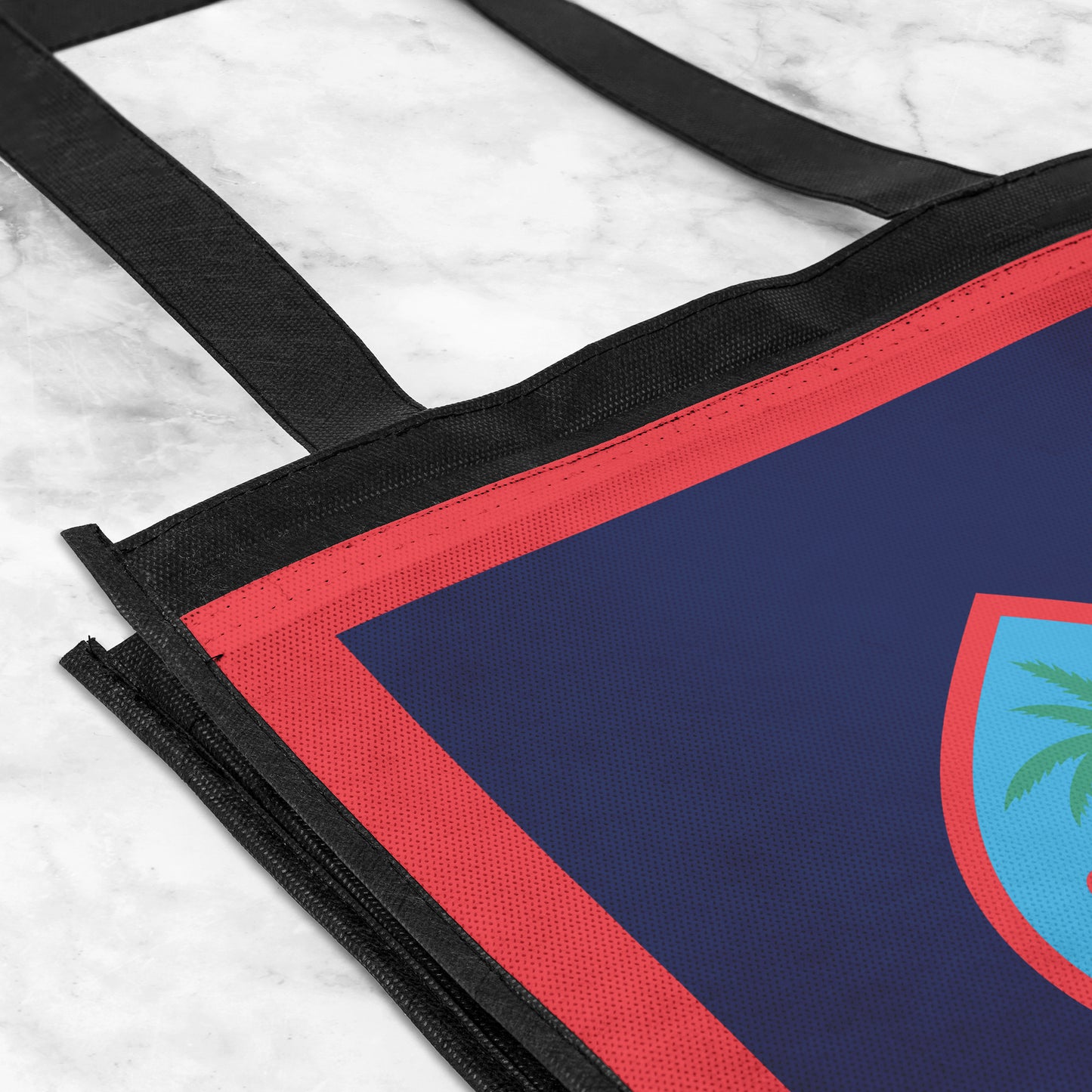 Guam Flag Grocery Tote Bag