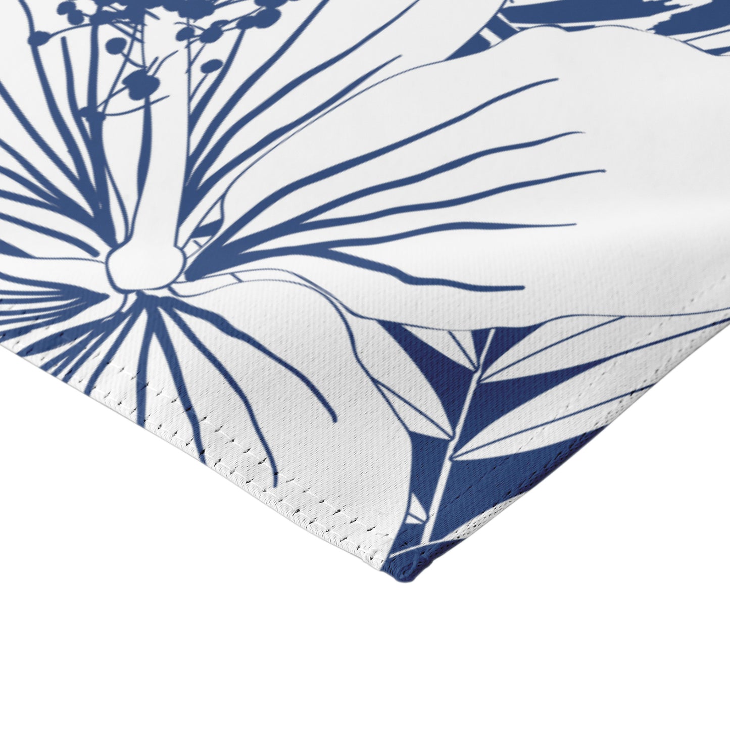 Guam Hibiscus Blue Double-Sided Garden Flag
