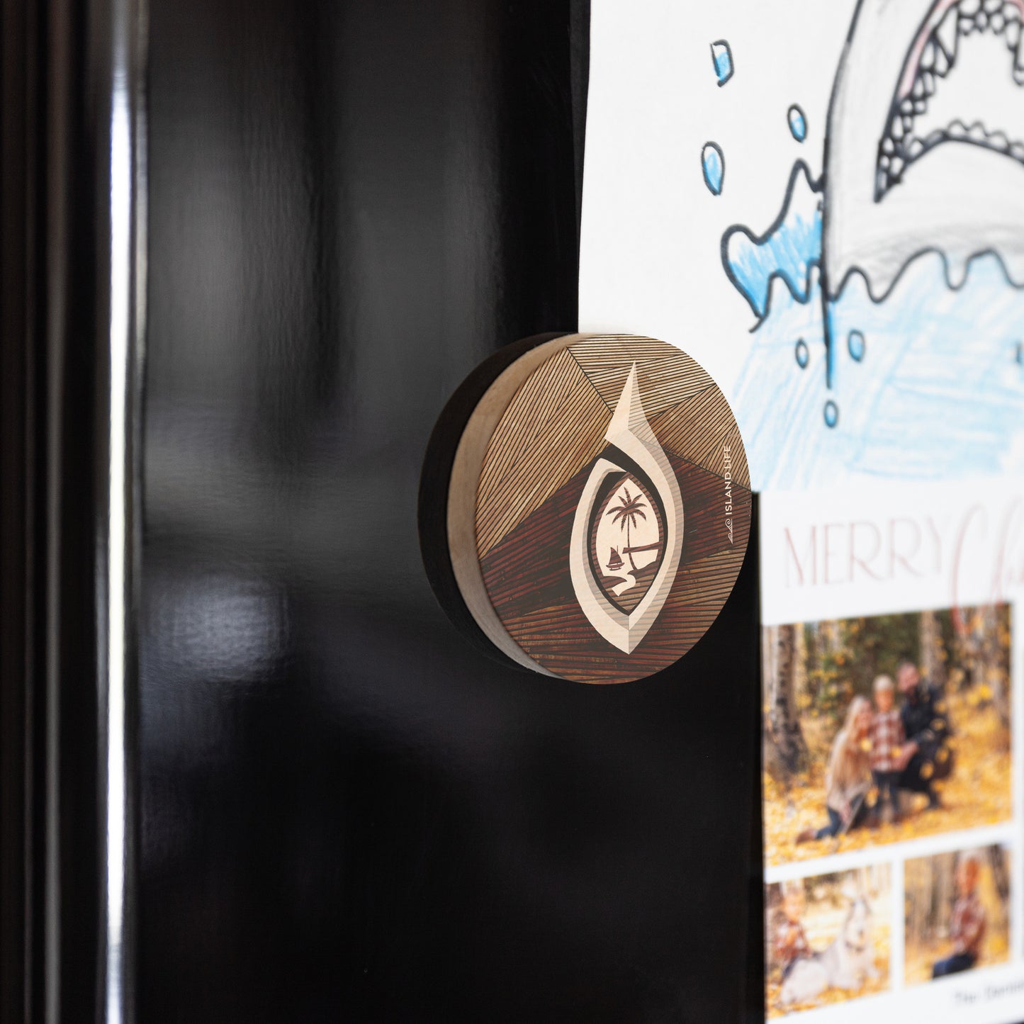 Guam Hook Wooden Magentic Bottle Opener