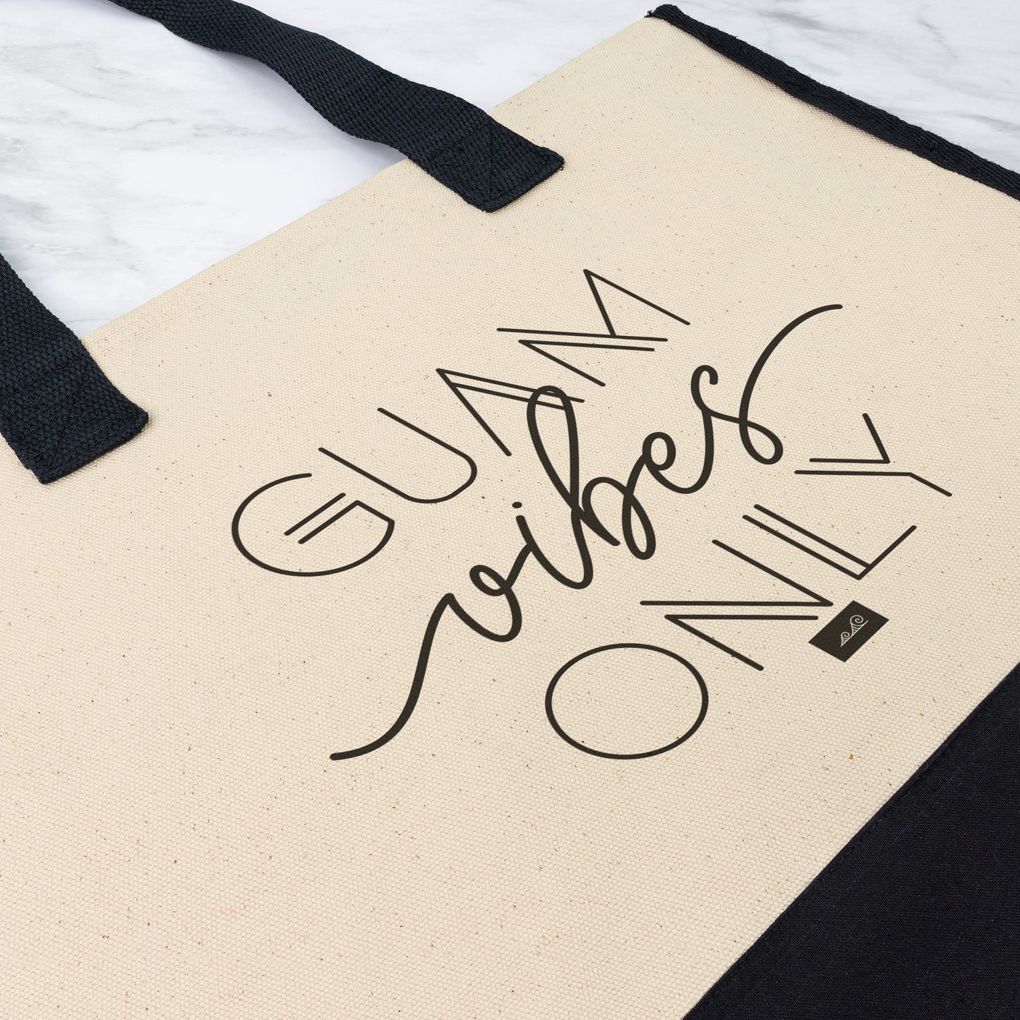 Guam Vibes Only Premium Cotton Tote