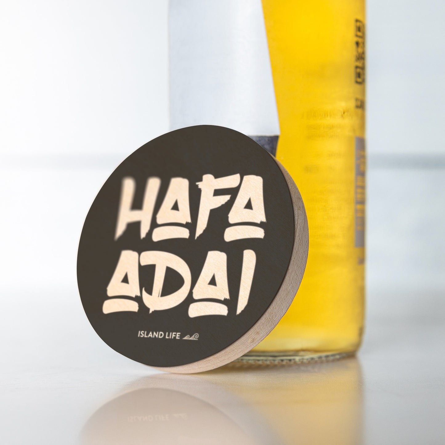 Hafa Adai Guam CNMI Wooden Magentic Bottle Opener