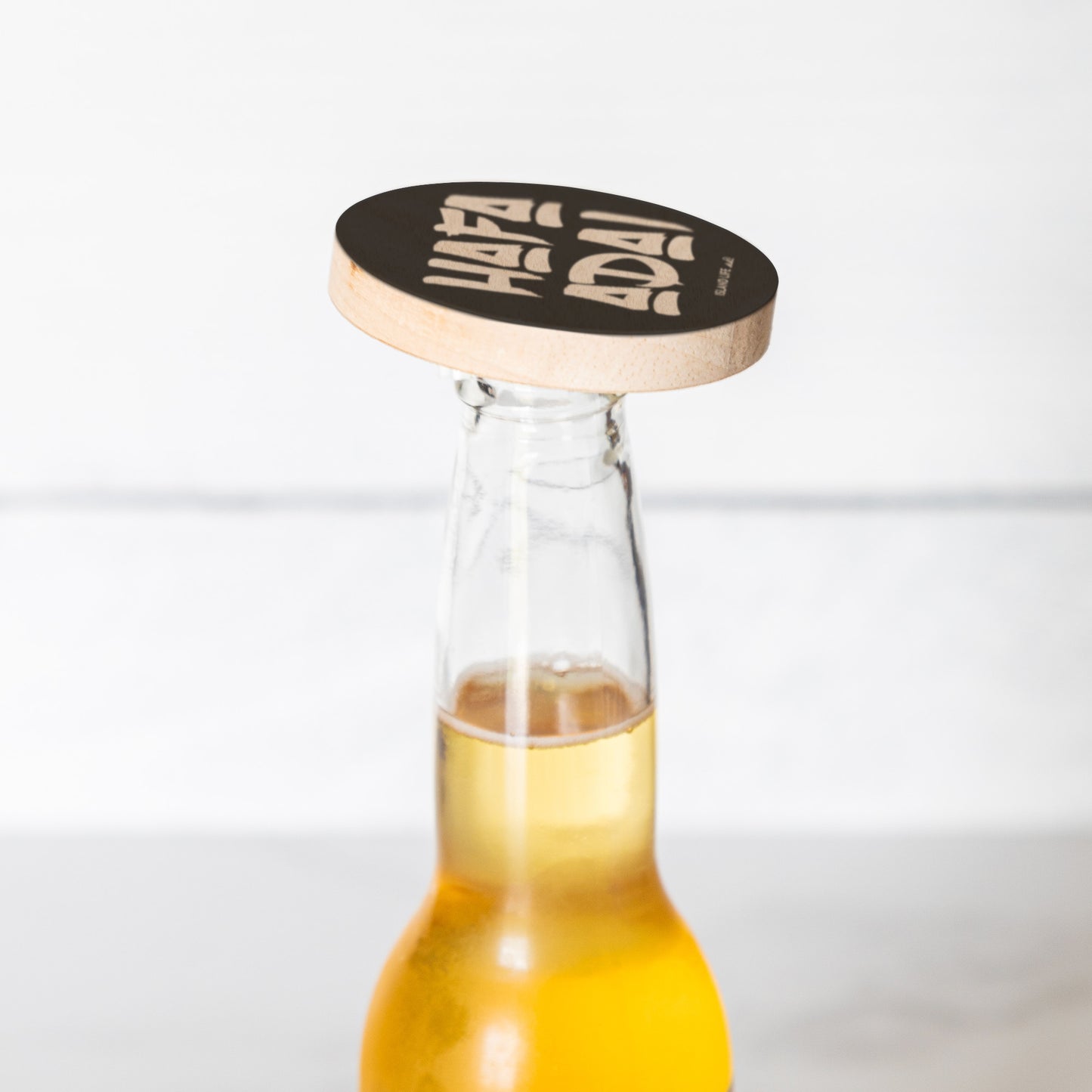 Hafa Adai Guam CNMI Wooden Magentic Bottle Opener