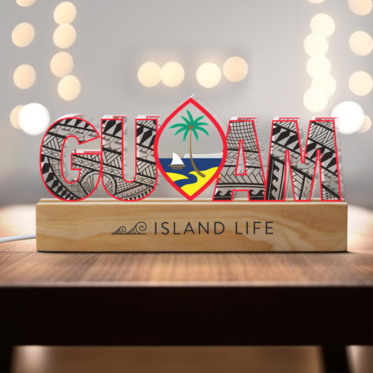 Guam Tribal Night Light