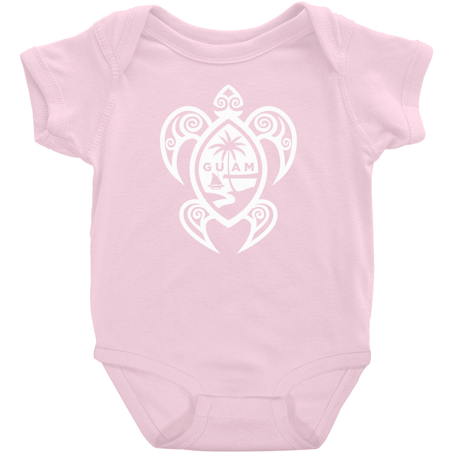 Guam Tribal Turtle Baby One Piece Bodysuit