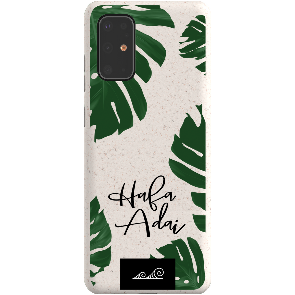 Hafa Adai Lemai Leaves Guam CNMI Eco Friendly Bamboo Phone Case