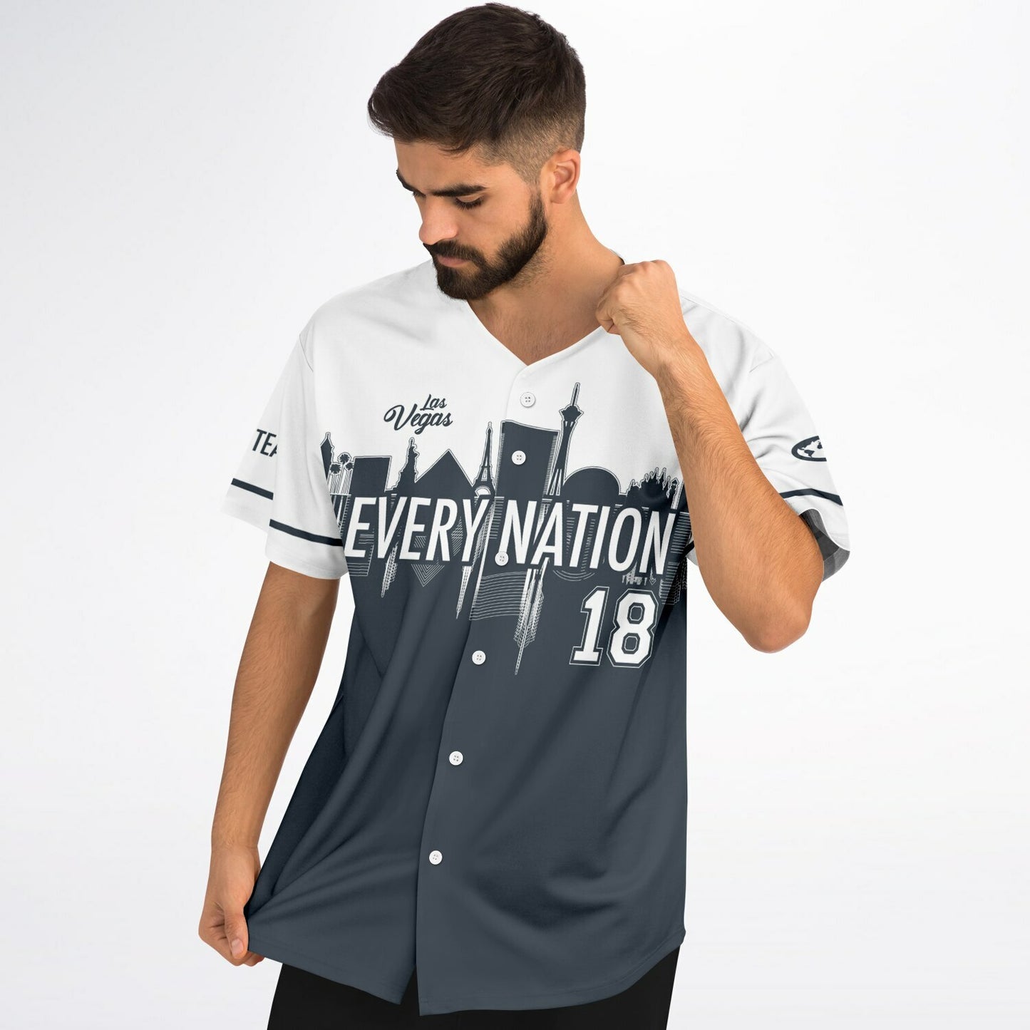 Every Nation Las Vegas Safety Baseball Jersey