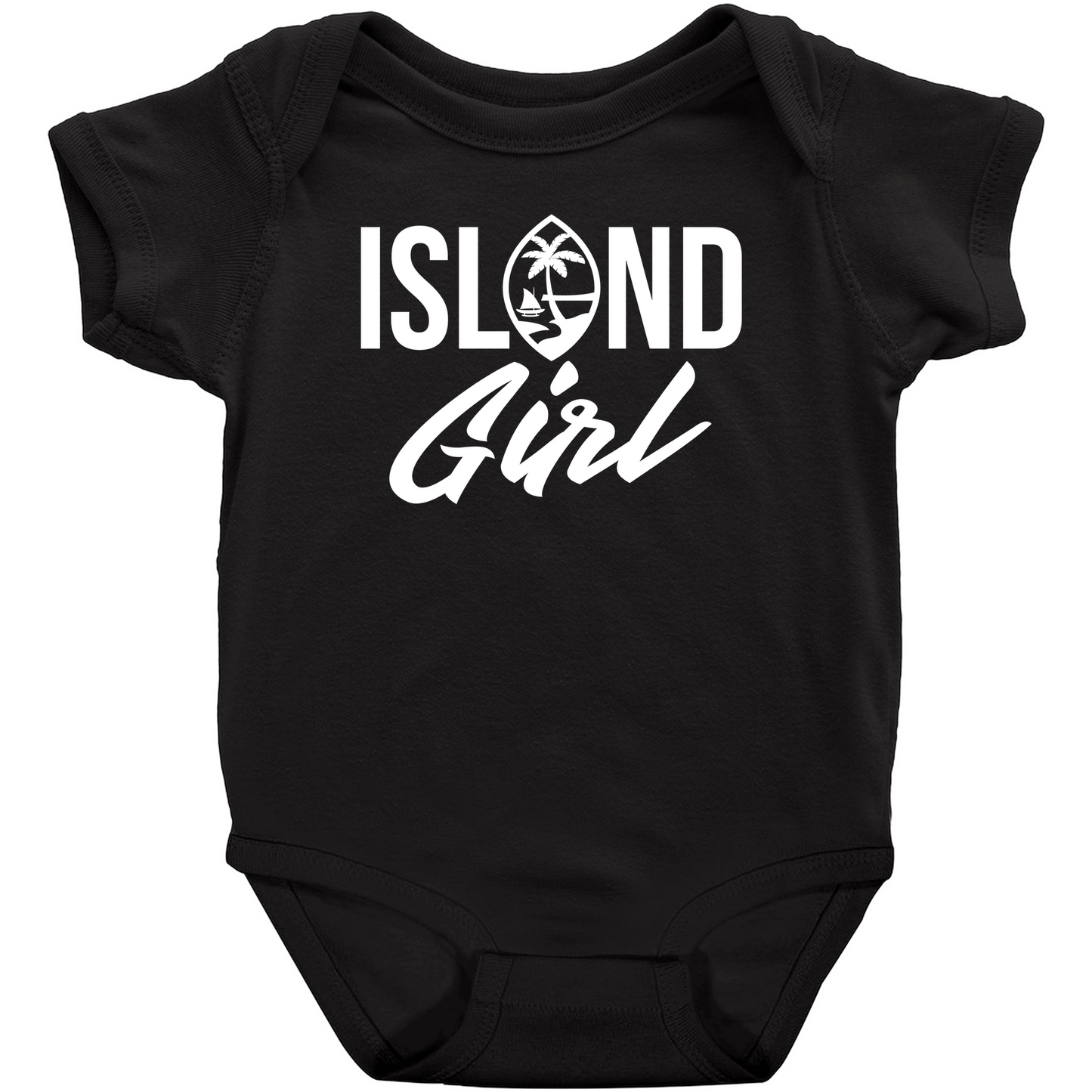Island Girl Guam Seal Baby One Piece Bodysuit