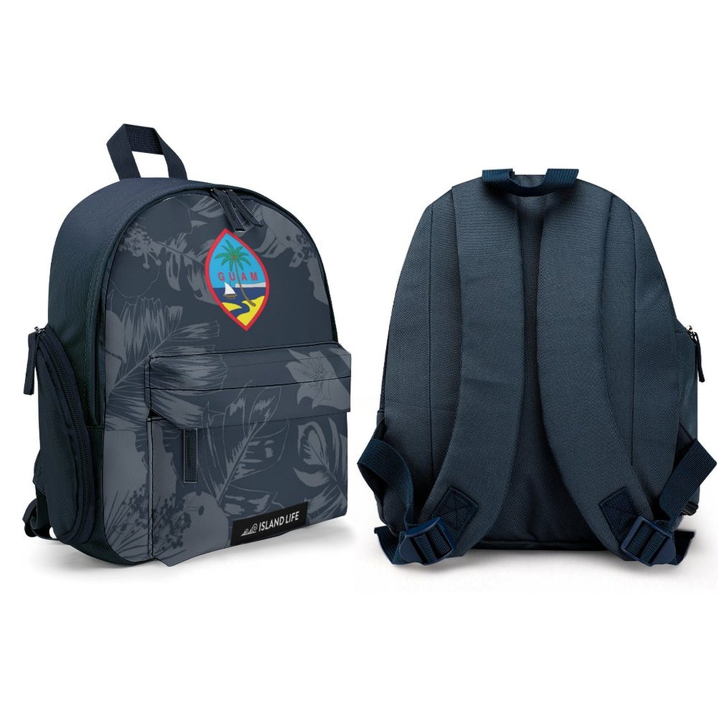 Guam Flag Hibiscus Preschool Backpack Bag