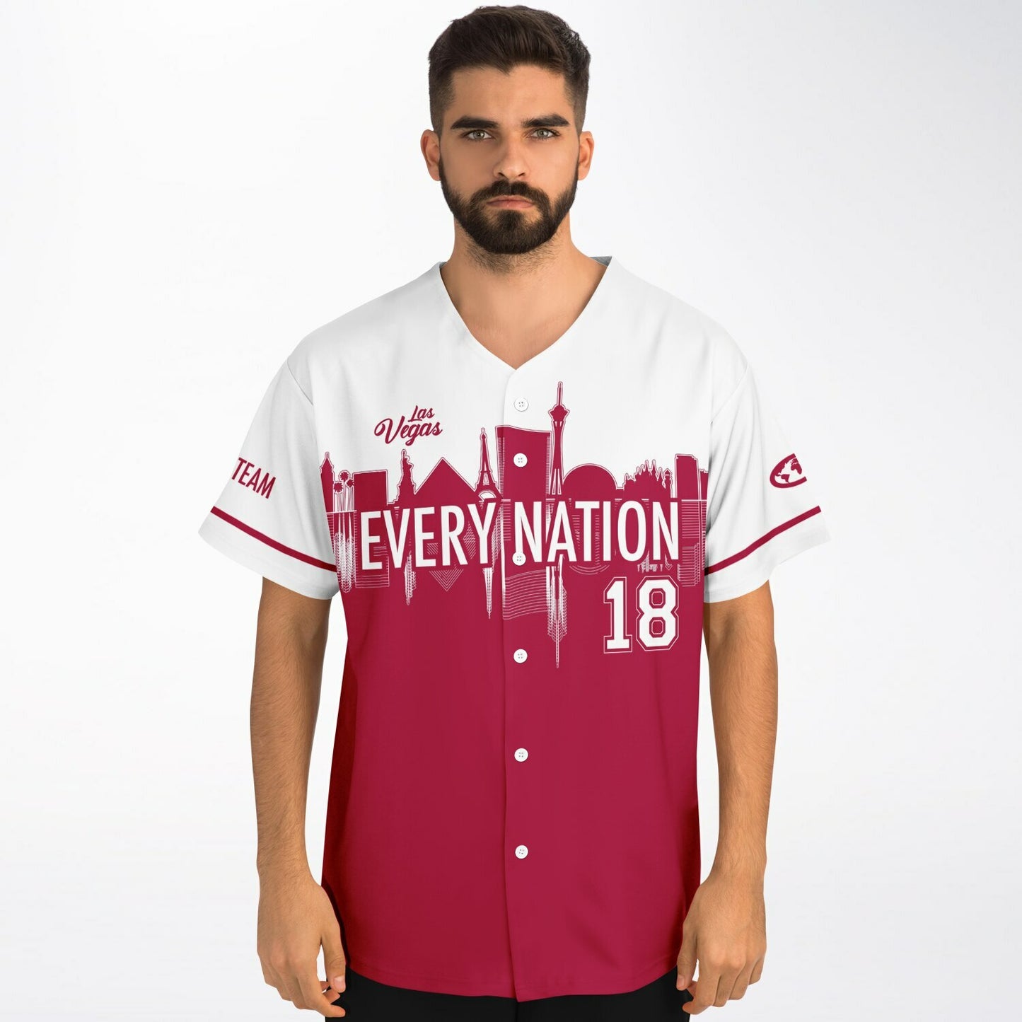 Every Nation Las Vegas Prayer Baseball Jersey