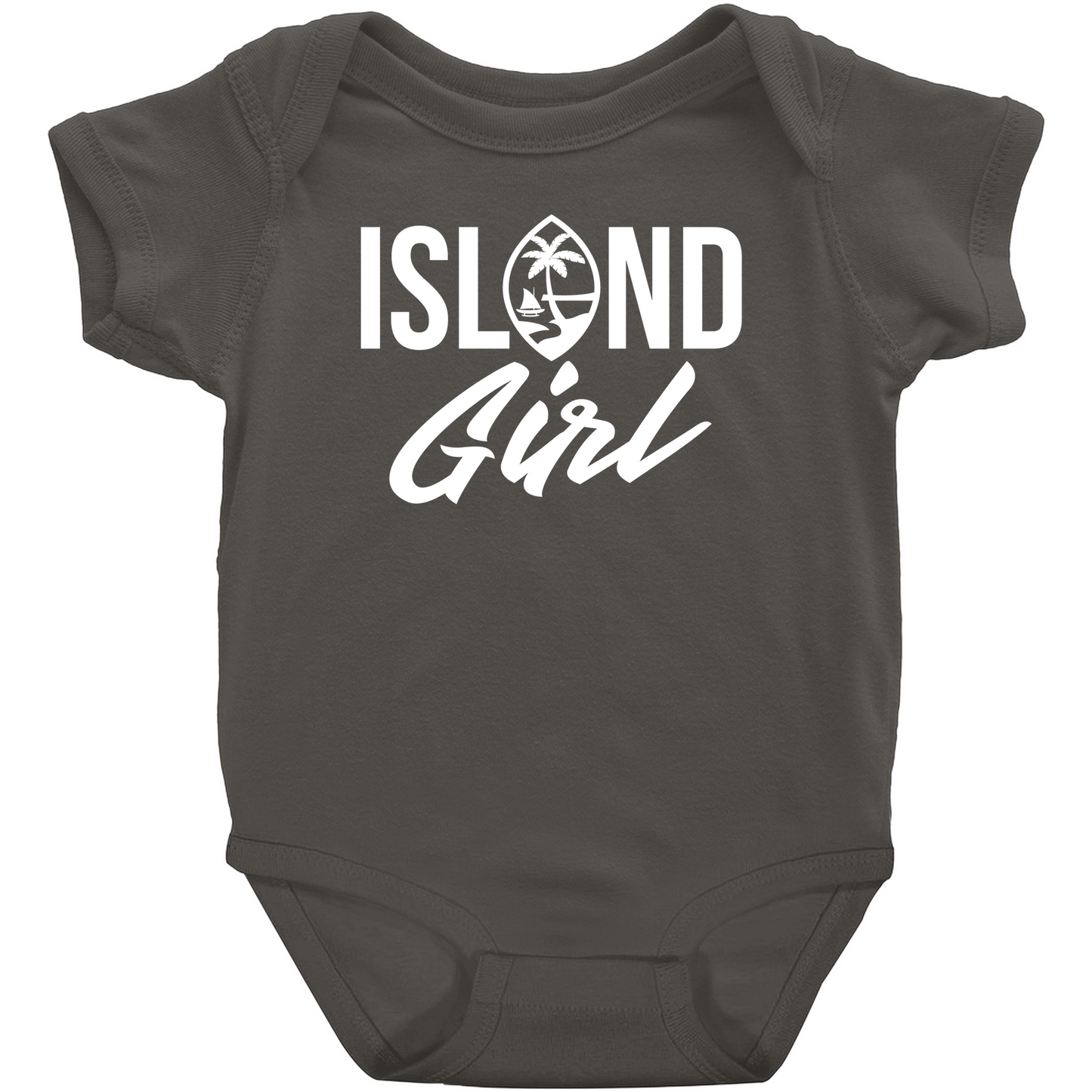 Island Girl Guam Seal Baby One Piece Bodysuit