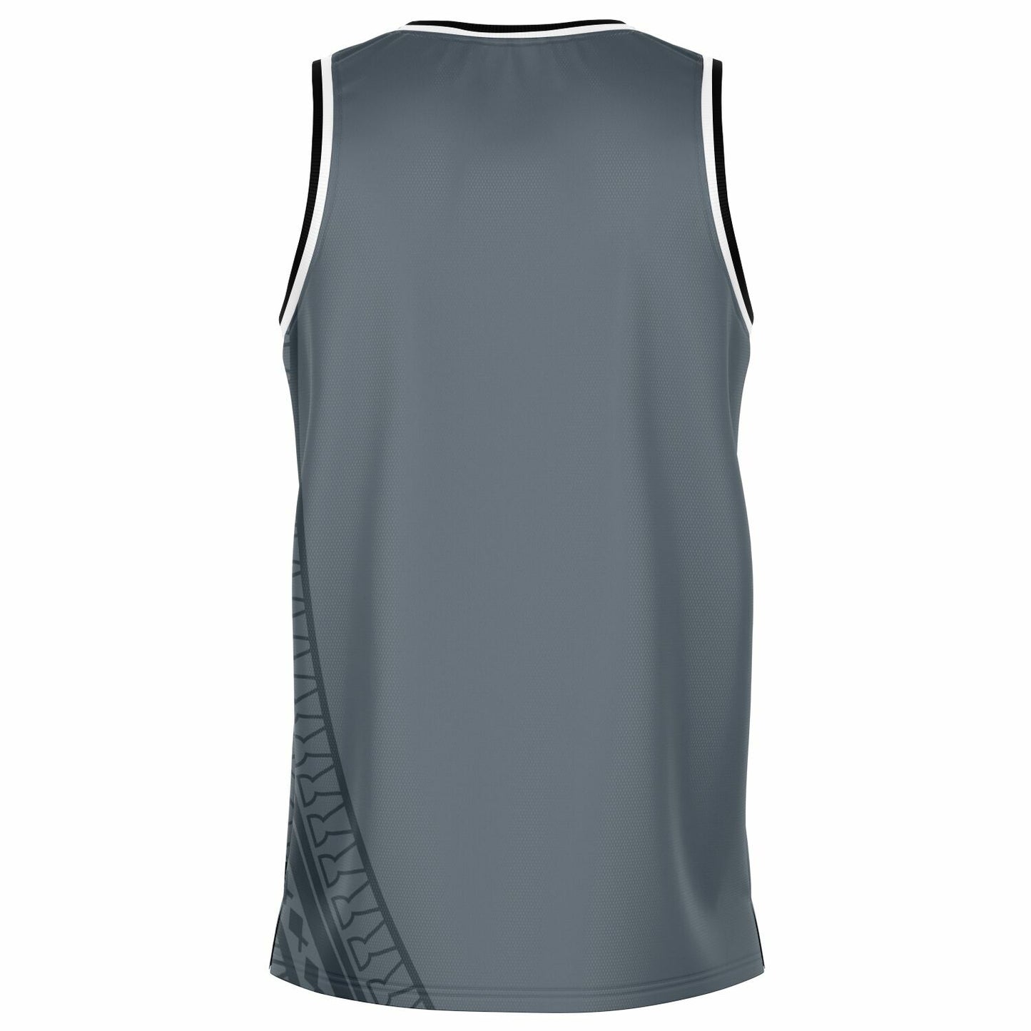Guam Seal Tribal Gray Basketball Jersey