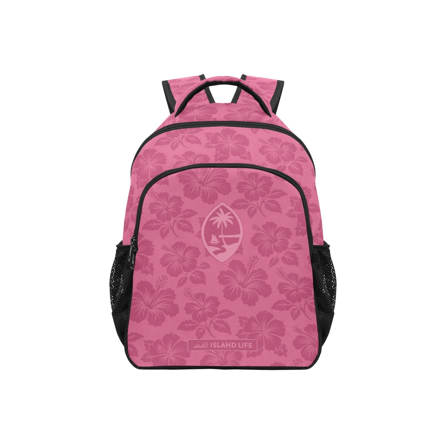 Guam Hibiscus Bloom Berry Multifunctional Backpack