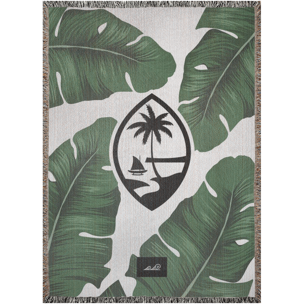 Guam Banana Leaves Woven Blanket