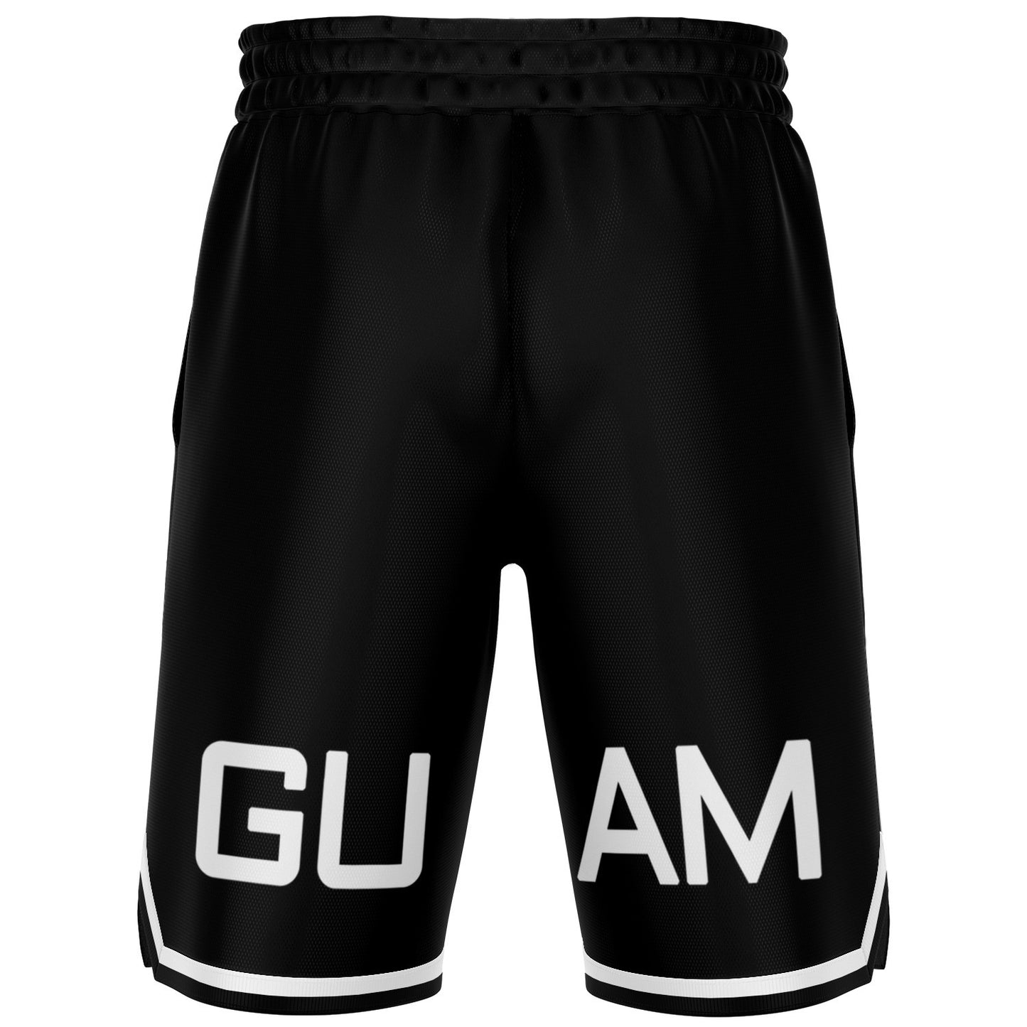 Guam Seal Black Basketball Shorts