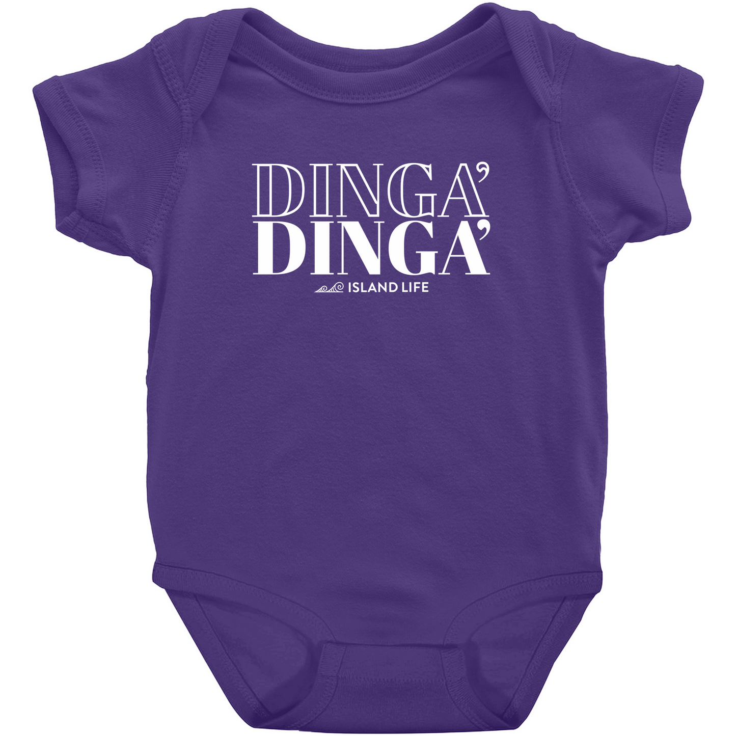 Dinga' Chamorro Twin Guam CNMI Baby One Piece Bodysuit