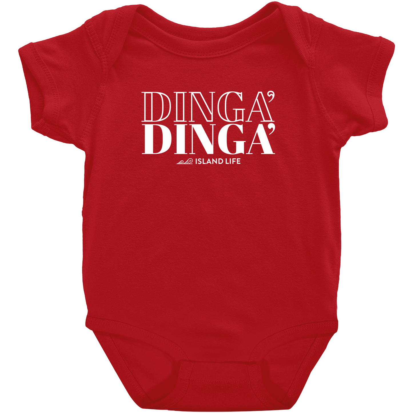 Dinga' Chamorro Twin Guam CNMI Baby One Piece Bodysuit