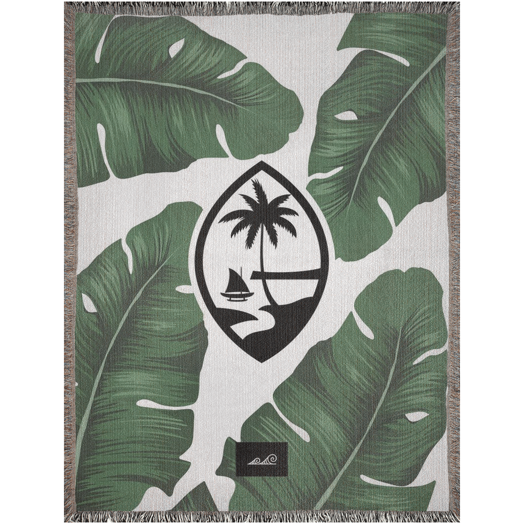 Guam Banana Leaves Woven Blanket