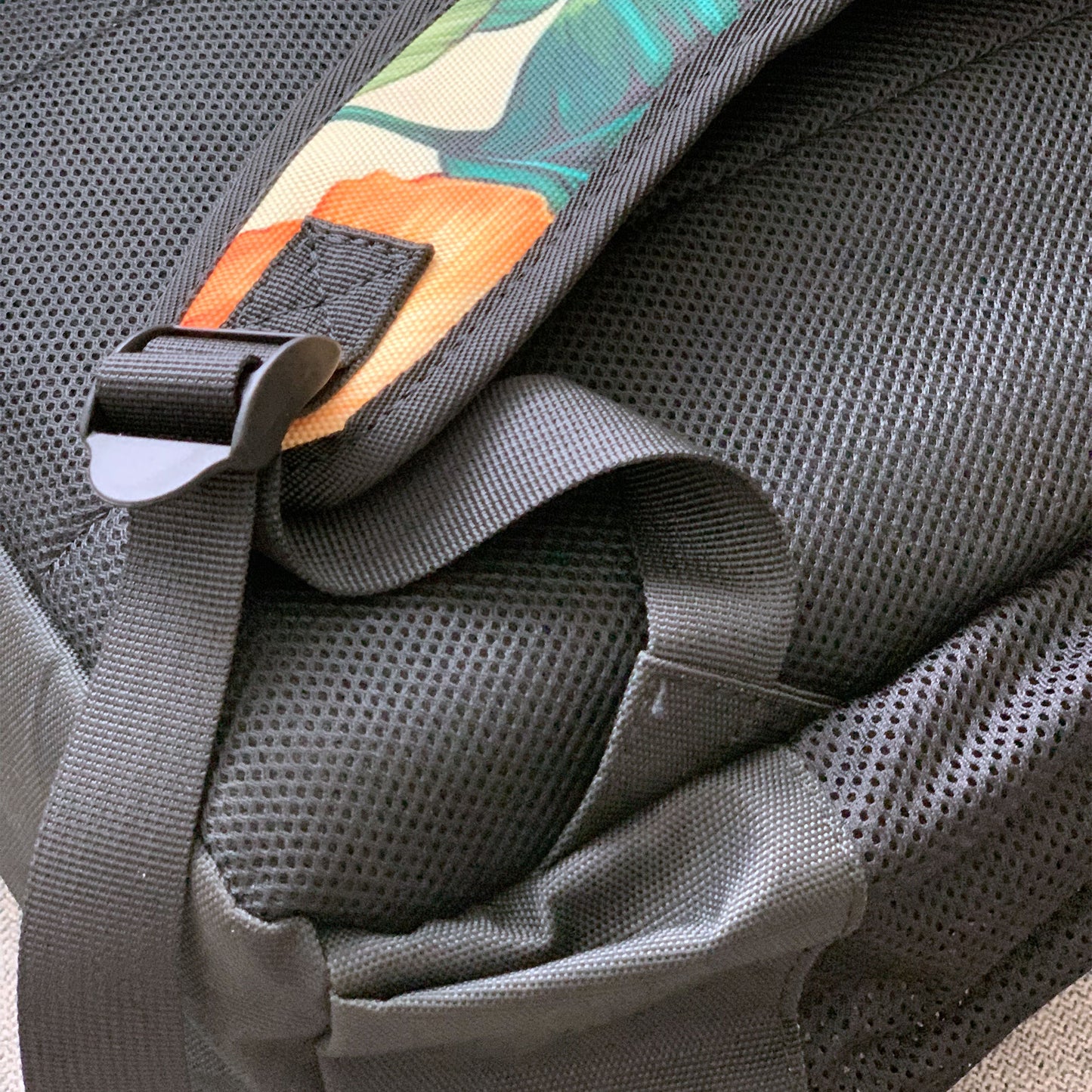 Guam Hibiscus Cream Multifunctional Backpack