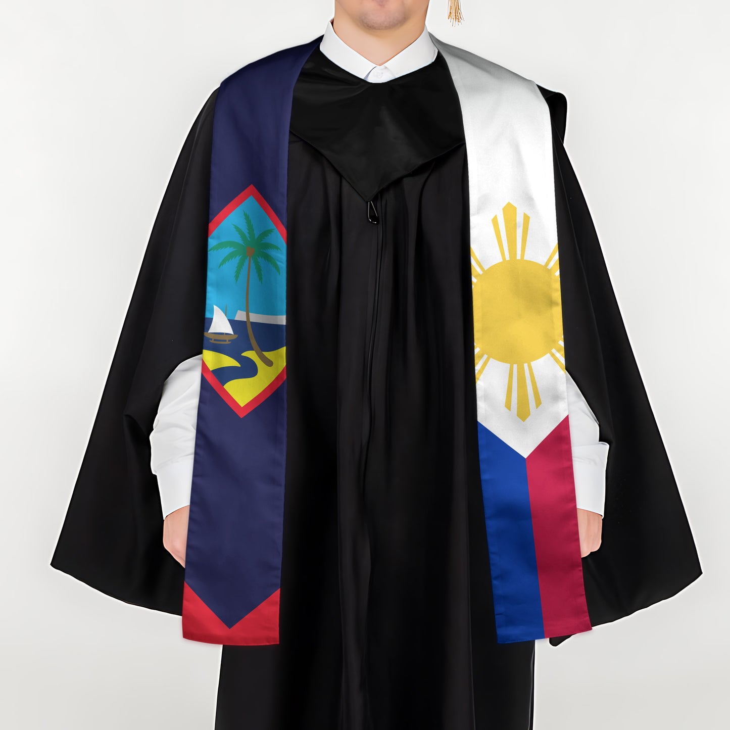 Guam Philippines Graduation Stole Sash