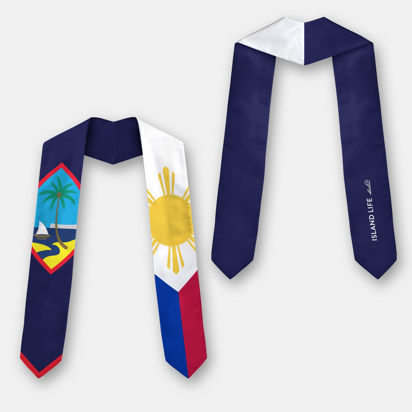 Guam Philippines Graduation Stole Sash