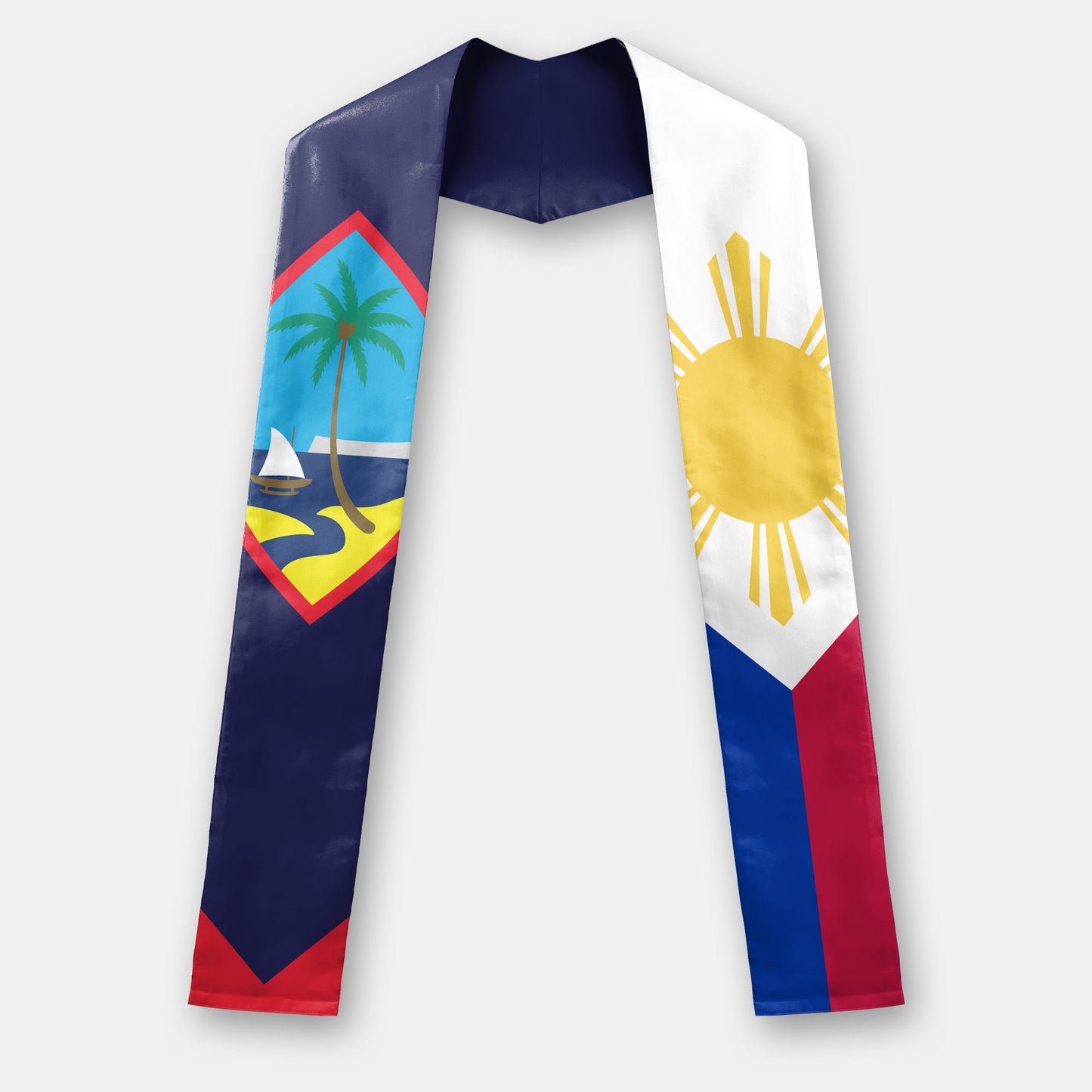 Guam Philippines Graduation Stole Sash