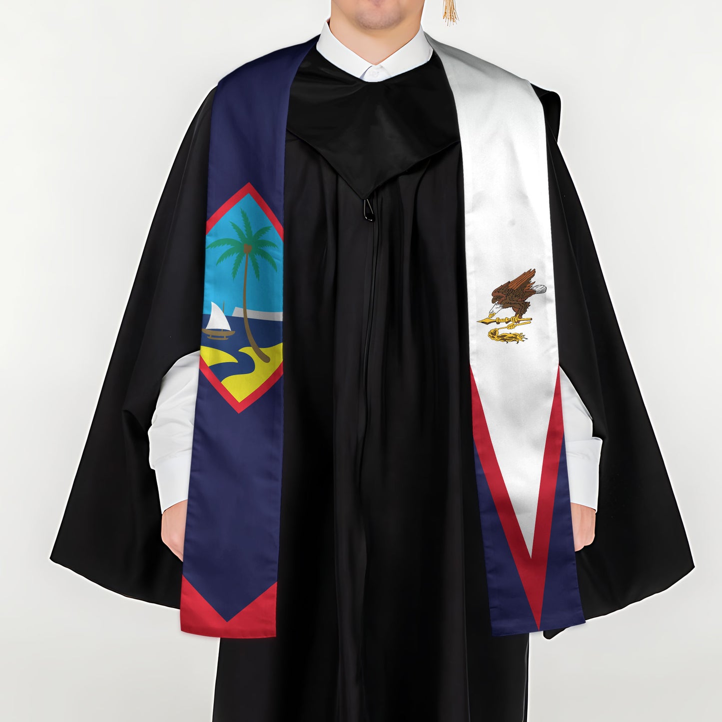 Guam American Samoa Graduation Stole Sash