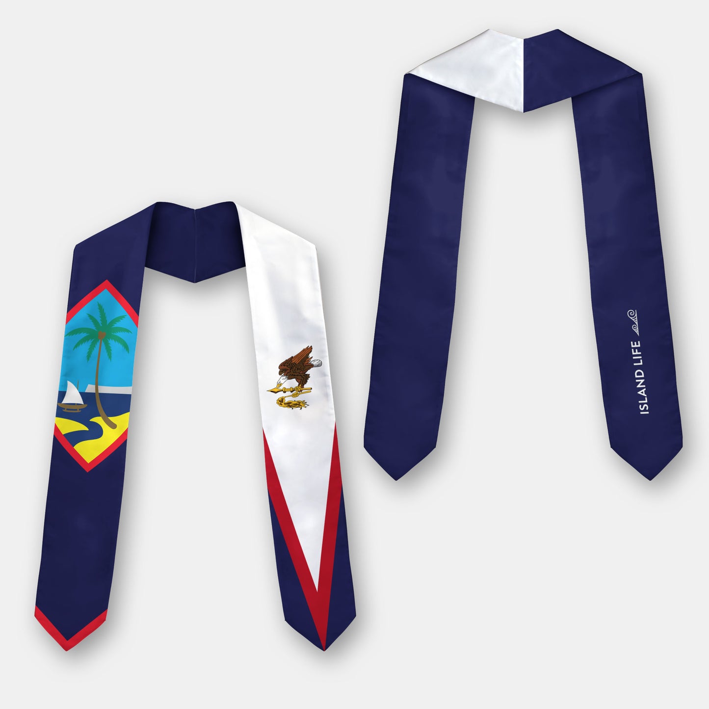 Guam American Samoa Graduation Stole Sash