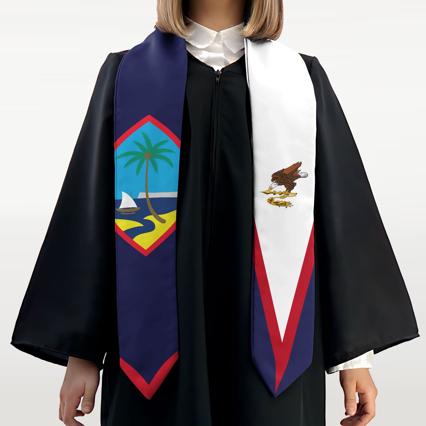 Guam American Samoa Graduation Stole Sash
