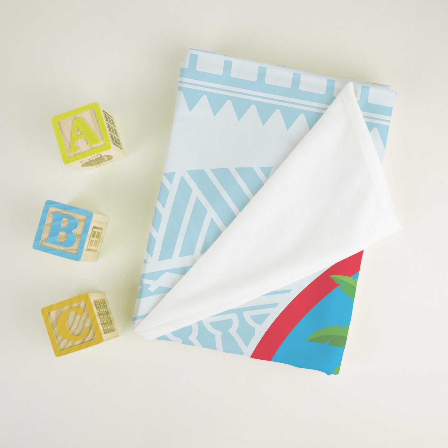 Guam Seal Tribal Baby Swaddle Blanket