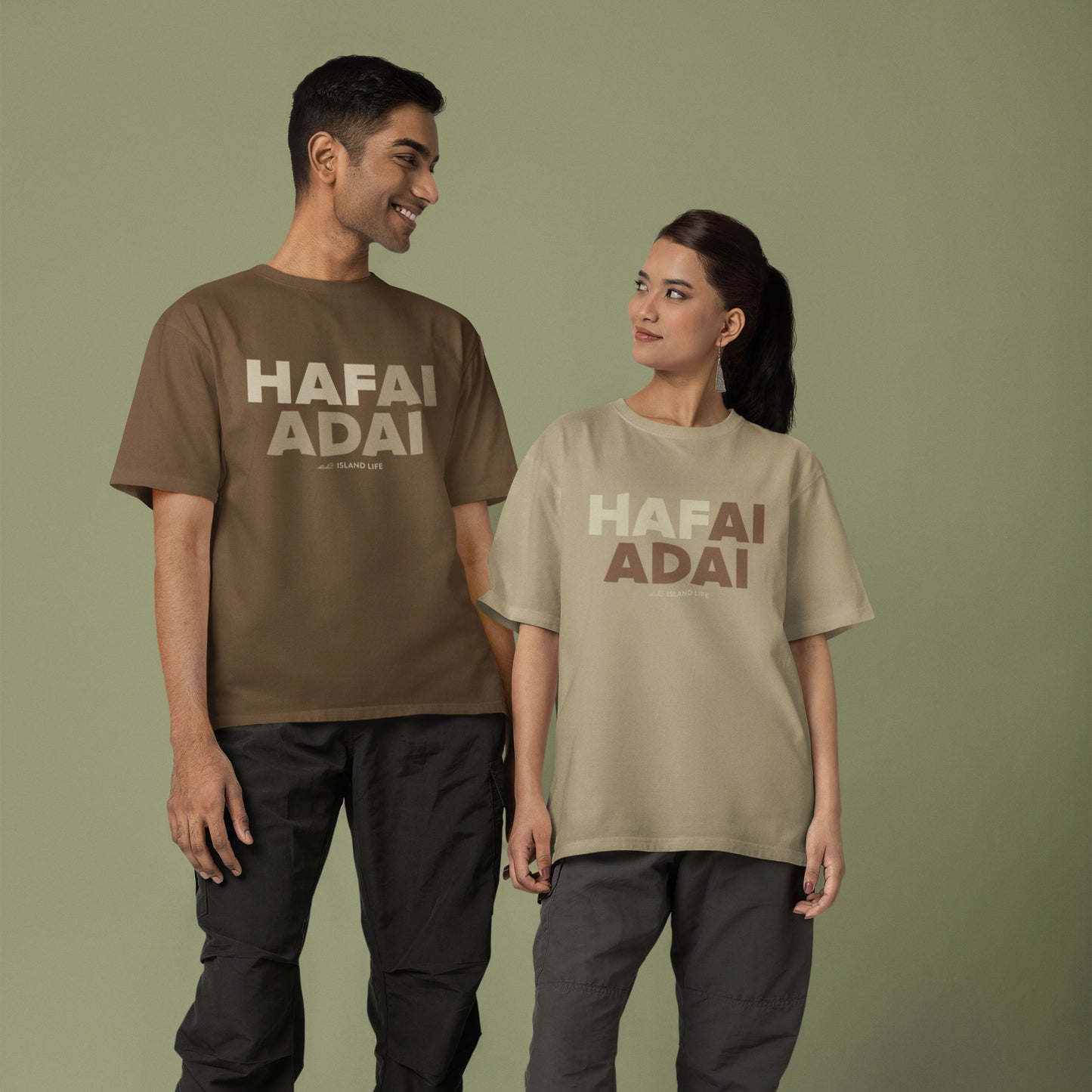 Hafai Adai Guam CNMI Khaki Unisex Classic T-Shirt