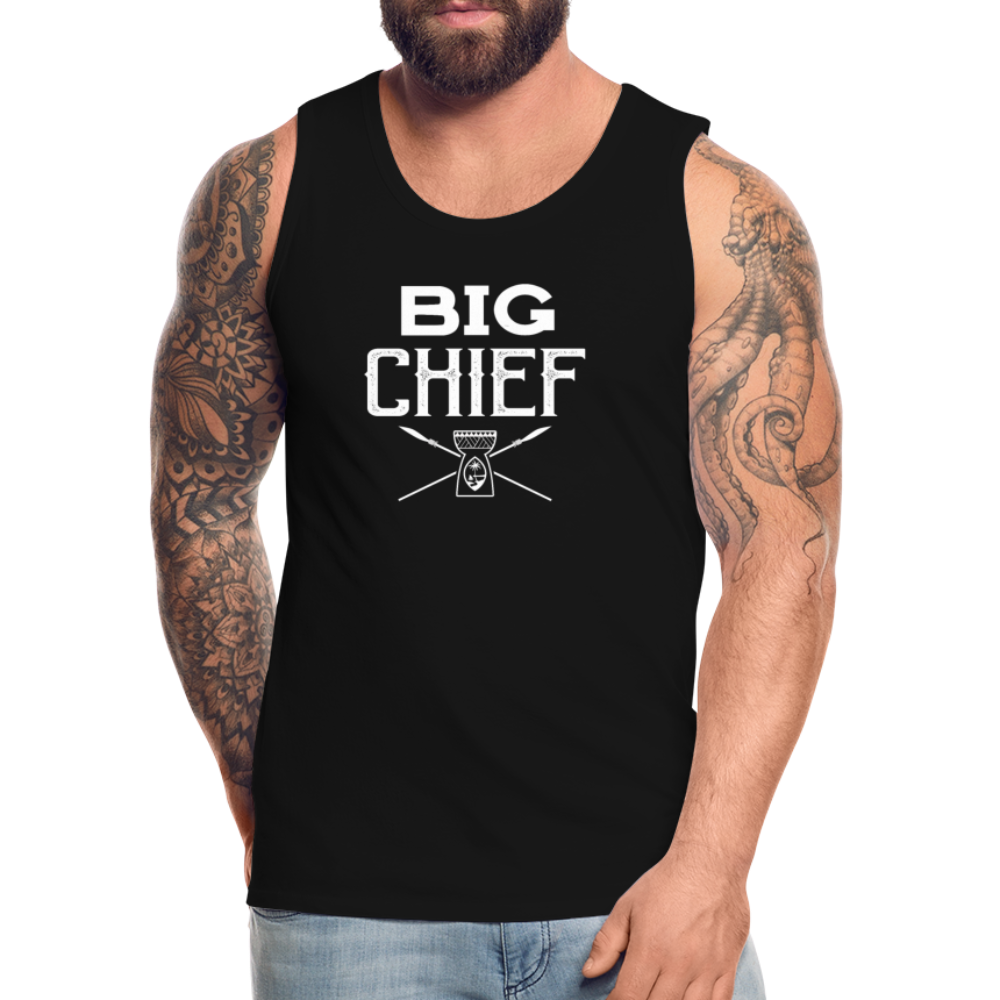 Big Chief Chamorro Guam Men’s Premium Tank - black