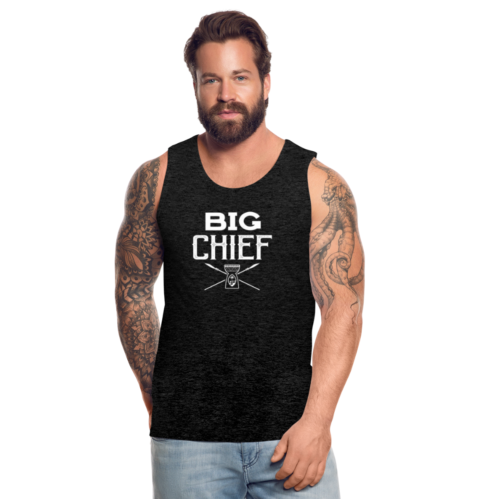 Big Chief Chamorro Guam Men’s Premium Tank - charcoal grey