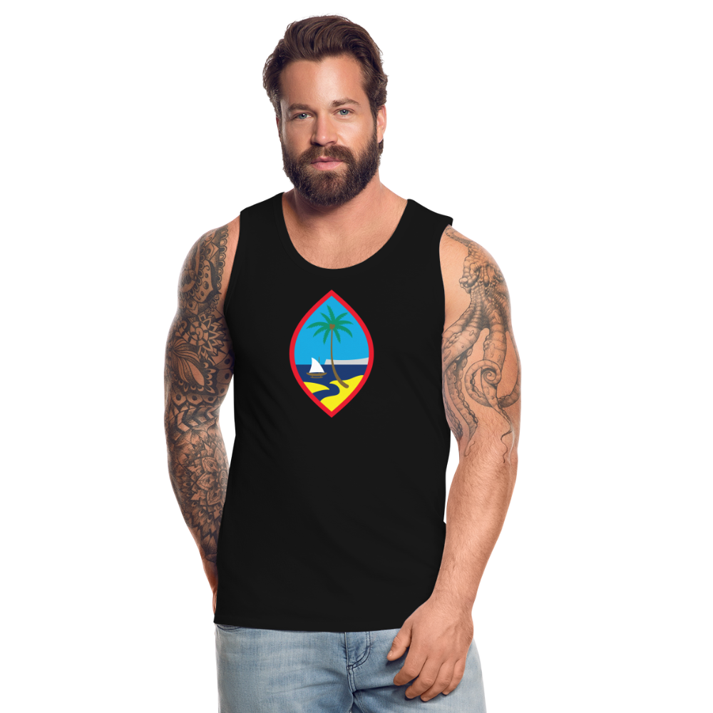 Guam Seal Men’s Premium Tank - black