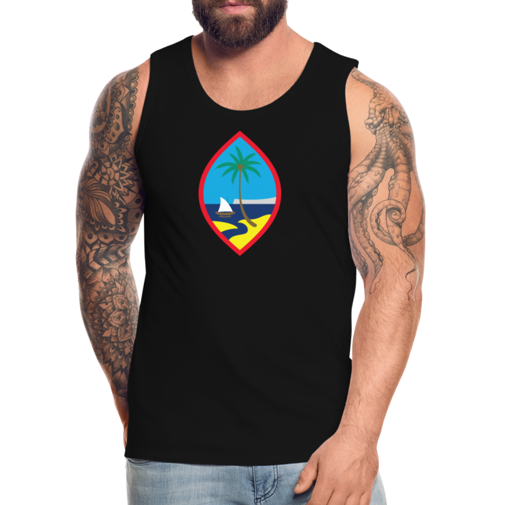 Guam Seal Men’s Premium Tank - black
