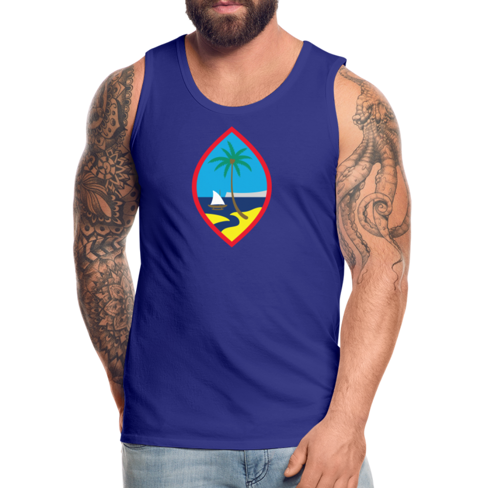 Guam Seal Men’s Premium Tank - royal blue