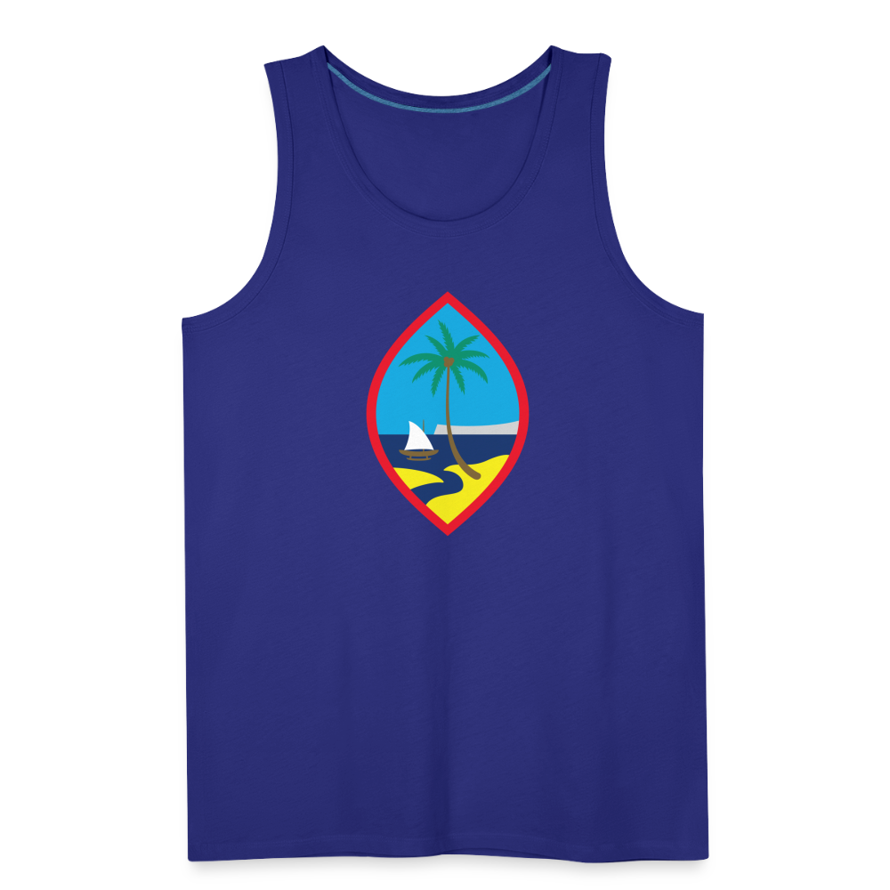 Guam Seal Men’s Premium Tank - royal blue