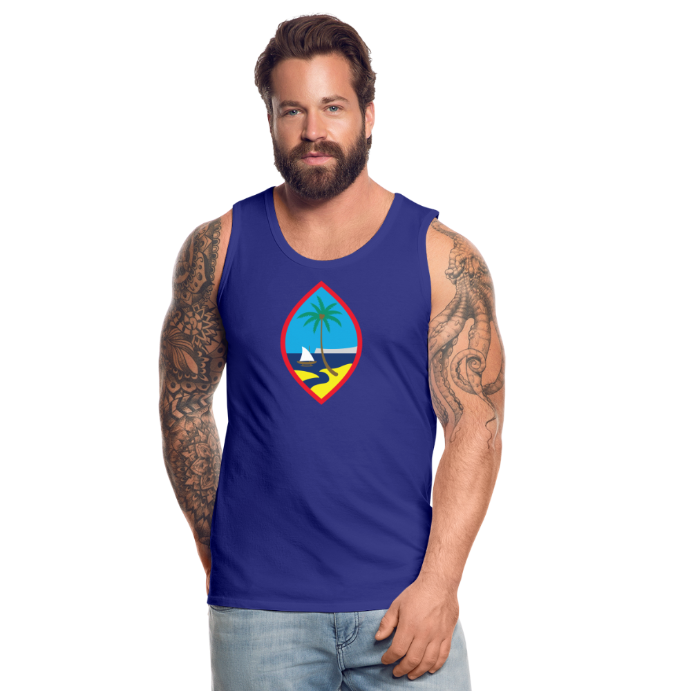 Guam Seal Men’s Premium Tank - royal blue