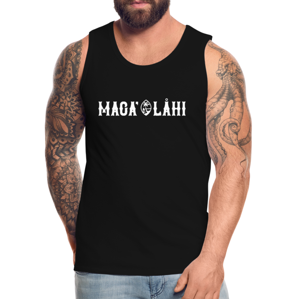 Maga' Lahi Guam Men’s Premium Tank - black