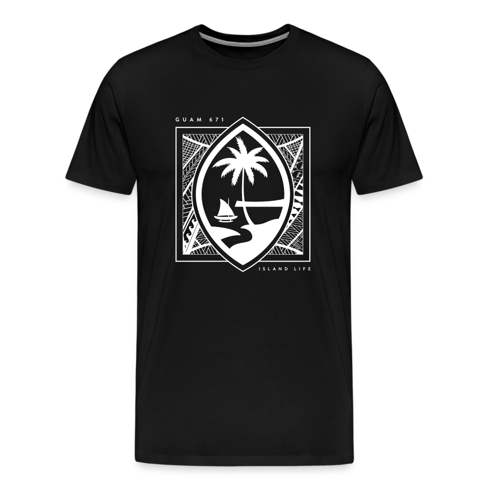 Guahan Tribal Seal Men's Premium T-Shirt - black