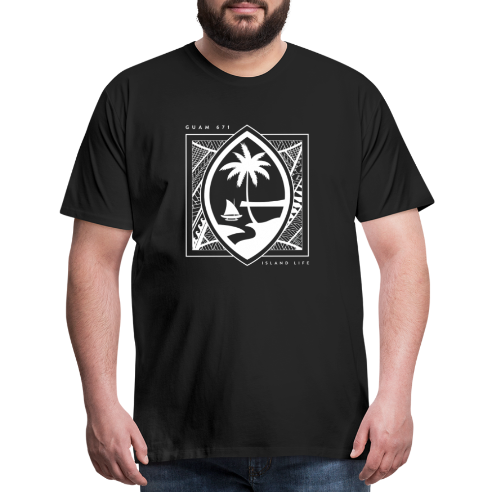 Guahan Tribal Seal Men's Premium T-Shirt - black
