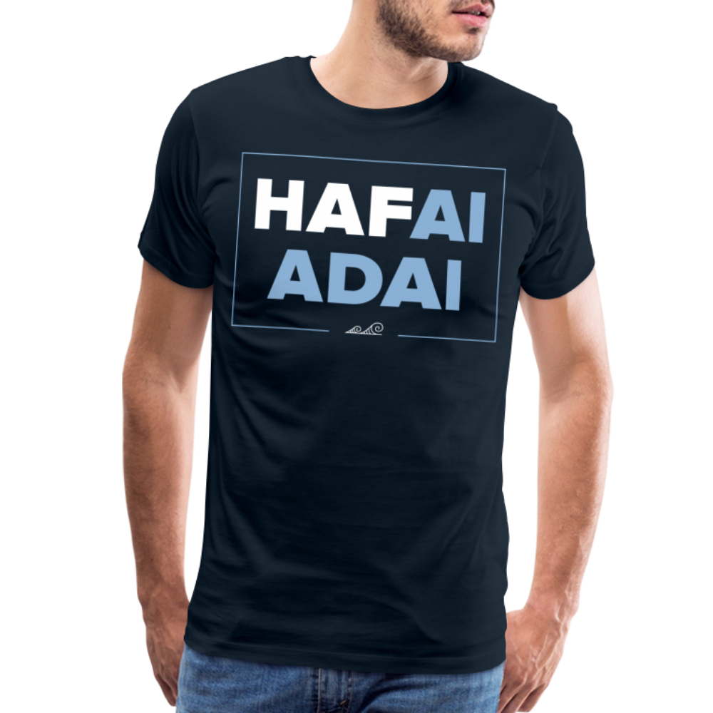 Hafa Ai Adai Chamorro Men's Premium T-Shirt - deep navy