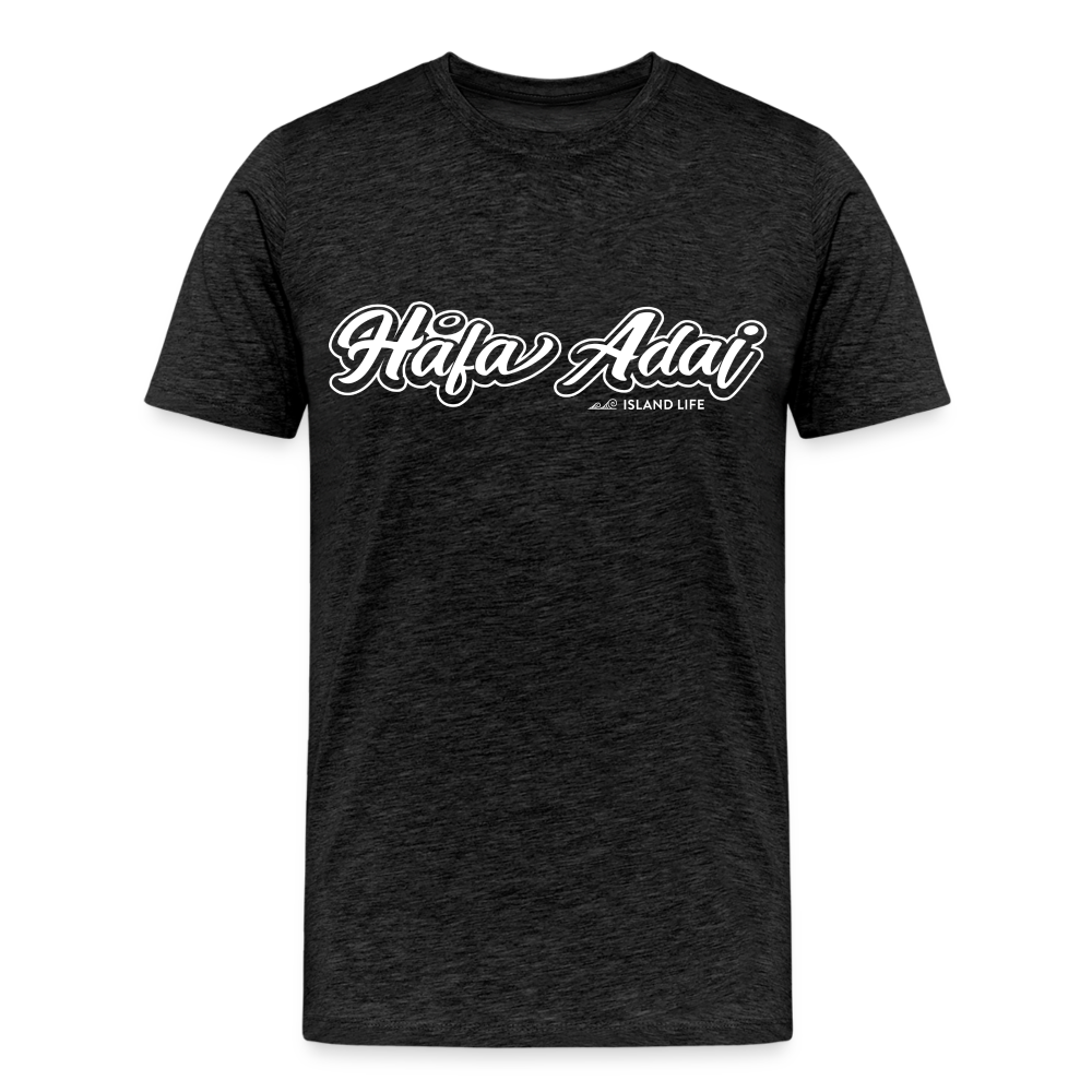 Hafa Adai Men's Premium T-Shirt - charcoal grey