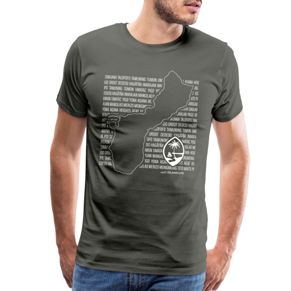 Guam Villages Men's Premium T-Shirt - asphalt gray