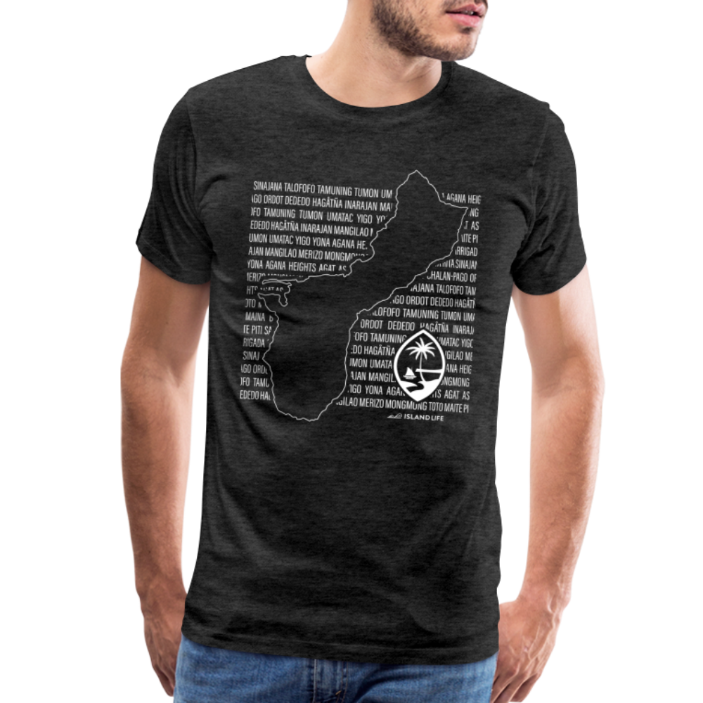 Guam Villages Men's Premium T-Shirt - charcoal grey