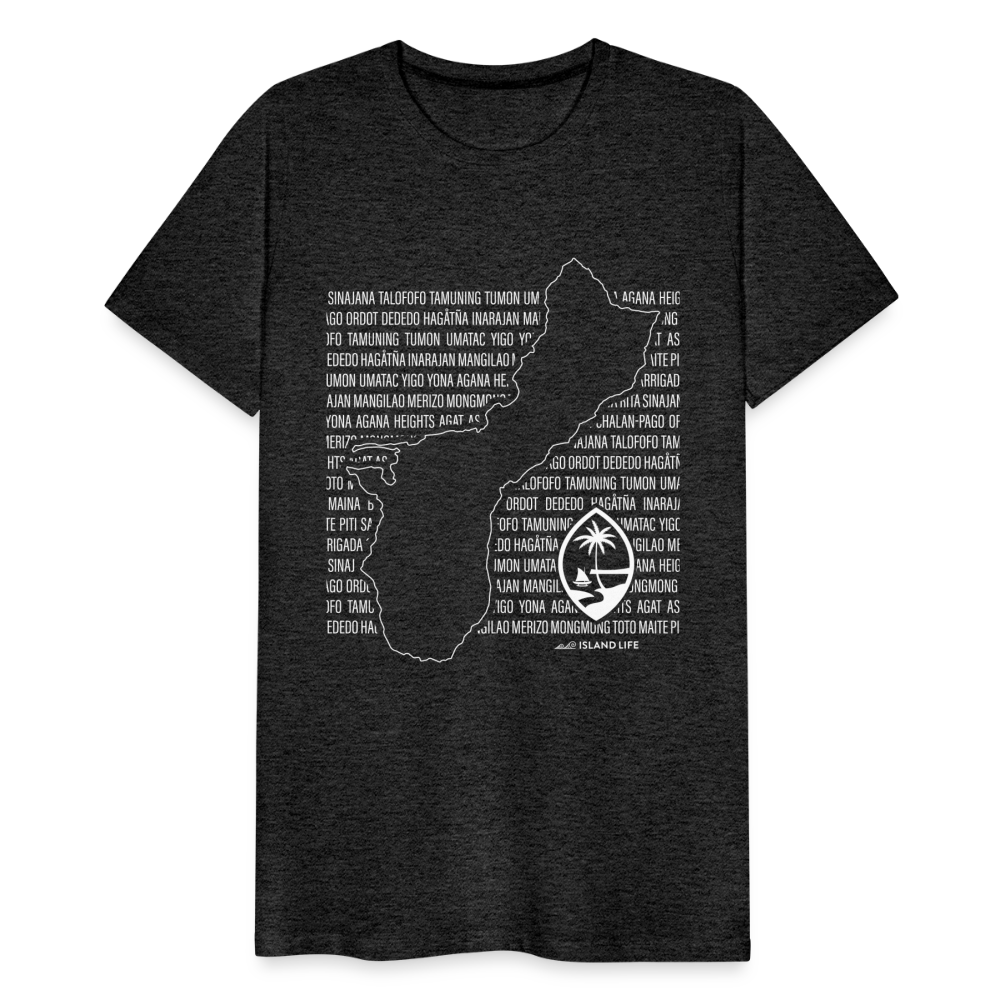 Guam Villages Men's Premium T-Shirt - charcoal grey