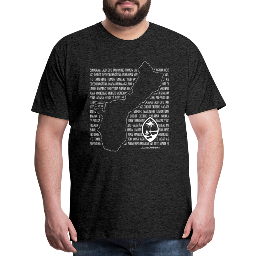 Guam Villages Men's Premium T-Shirt - charcoal grey