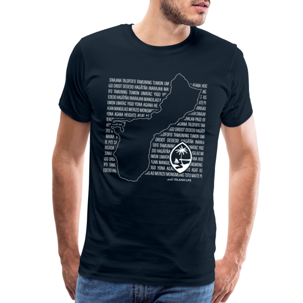 Guam Villages Men's Premium T-Shirt - deep navy