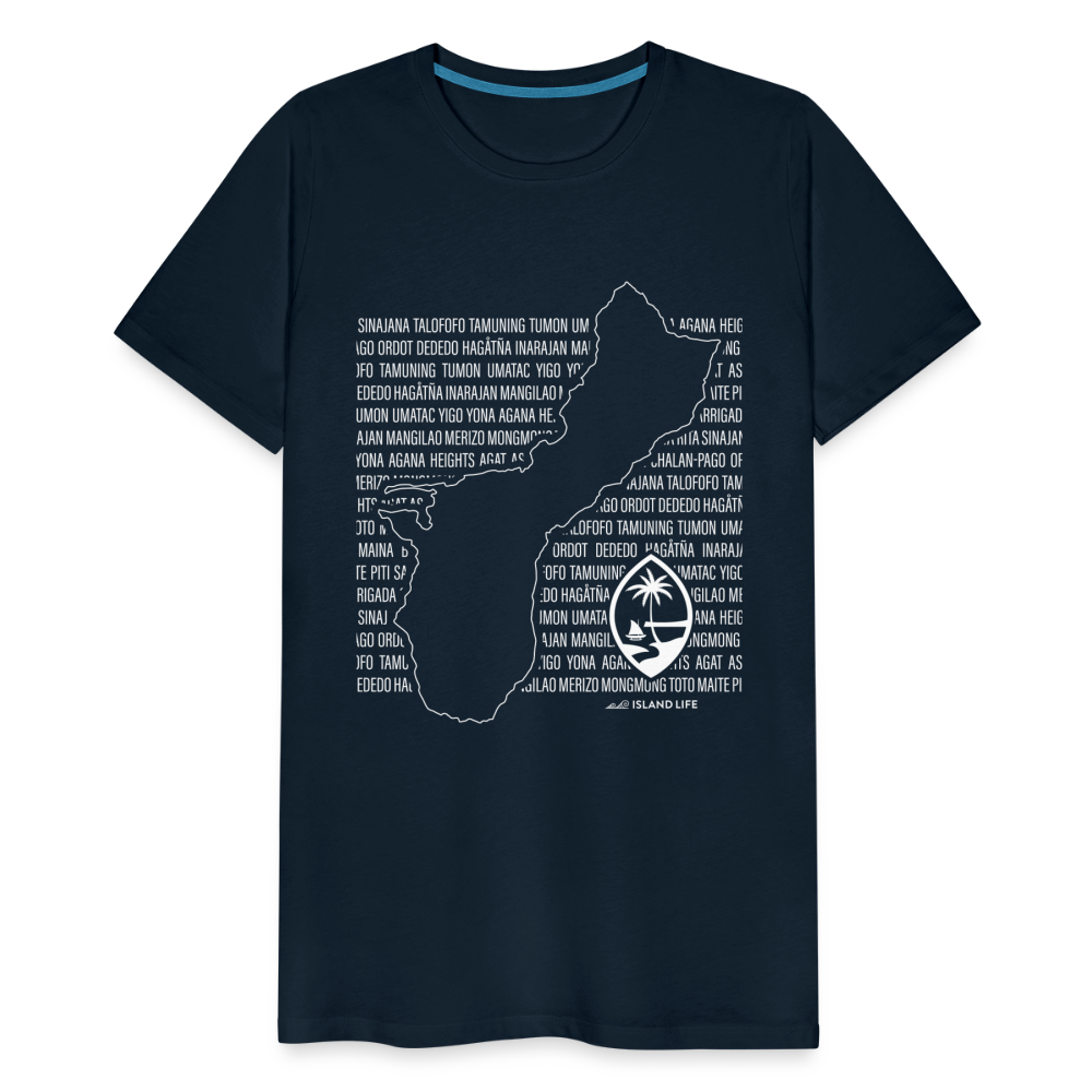Guam Villages Men's Premium T-Shirt - deep navy