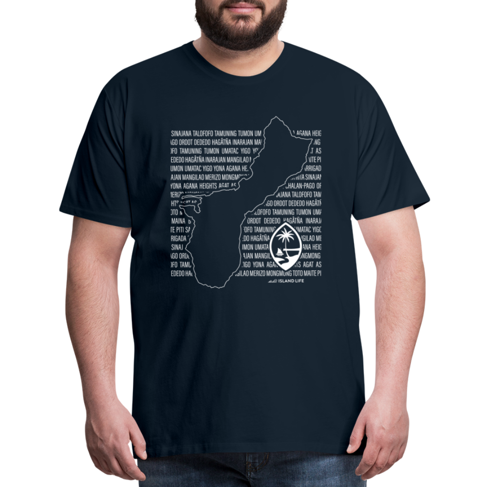 Guam Villages Men's Premium T-Shirt - deep navy