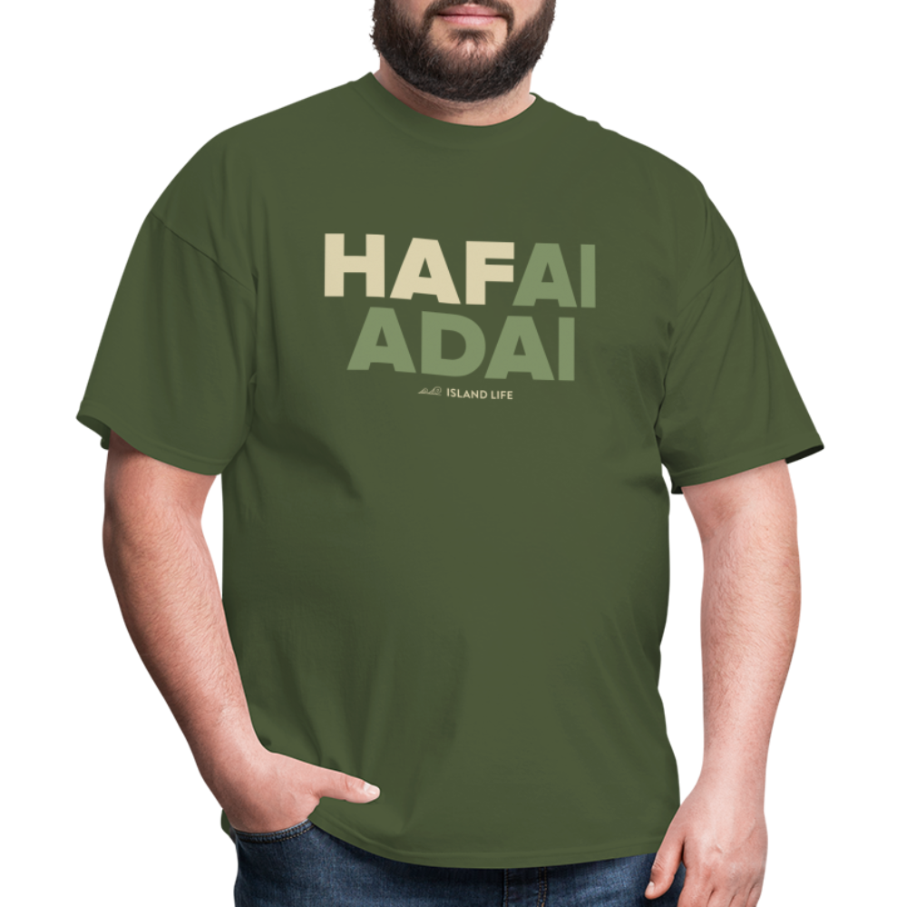 Hafai Adai Guam CNMI Military Green Unisex Classic T-Shirt - military green